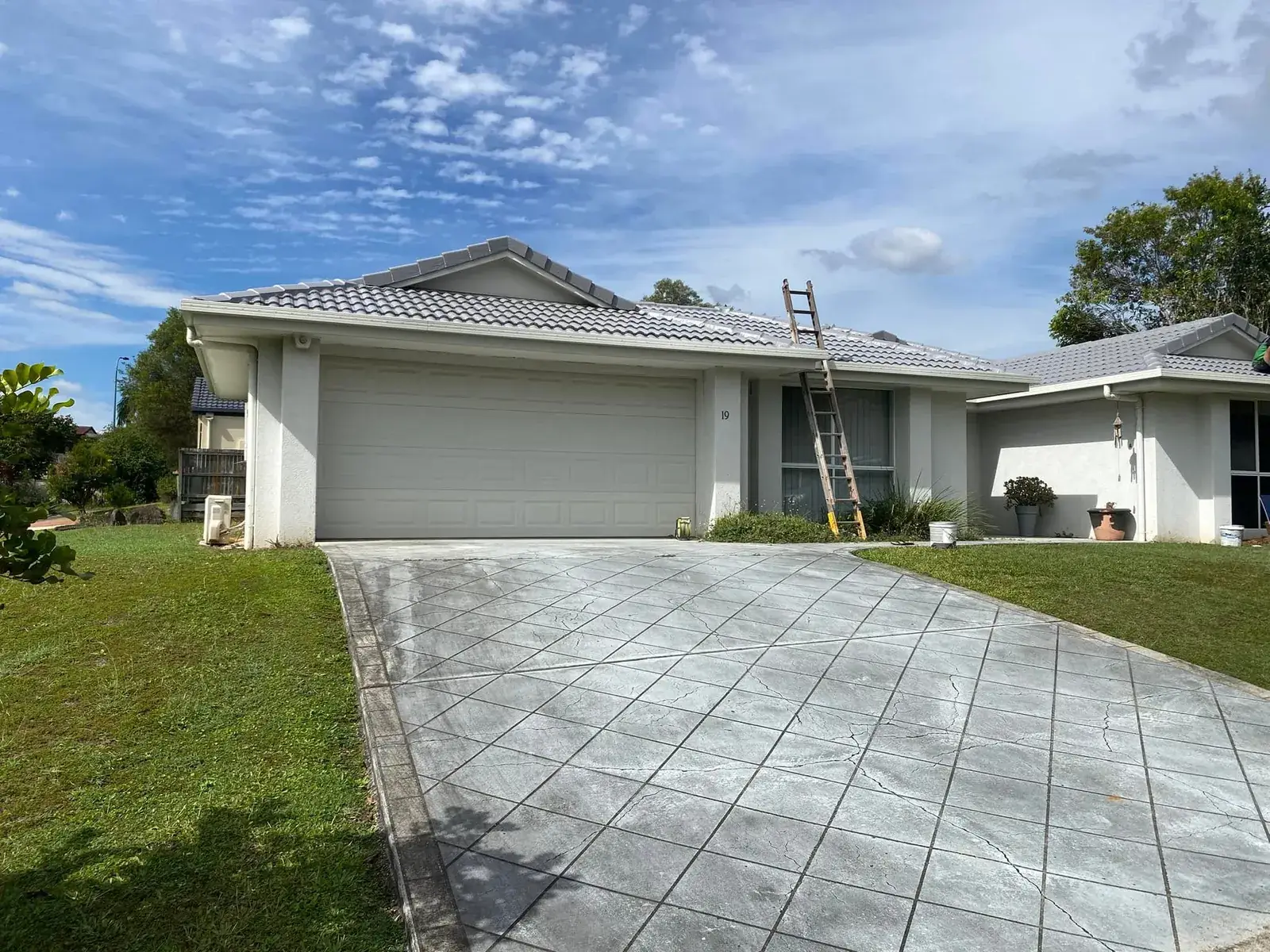 House in Shailer Park with Surf Mist gutters and fascia
